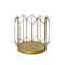 4.75" Gold Geometric Metal Candle Holder by Ashland®